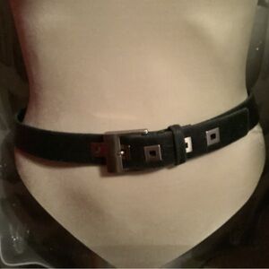 Suzi Roher Black Belt with silver Medal Accents